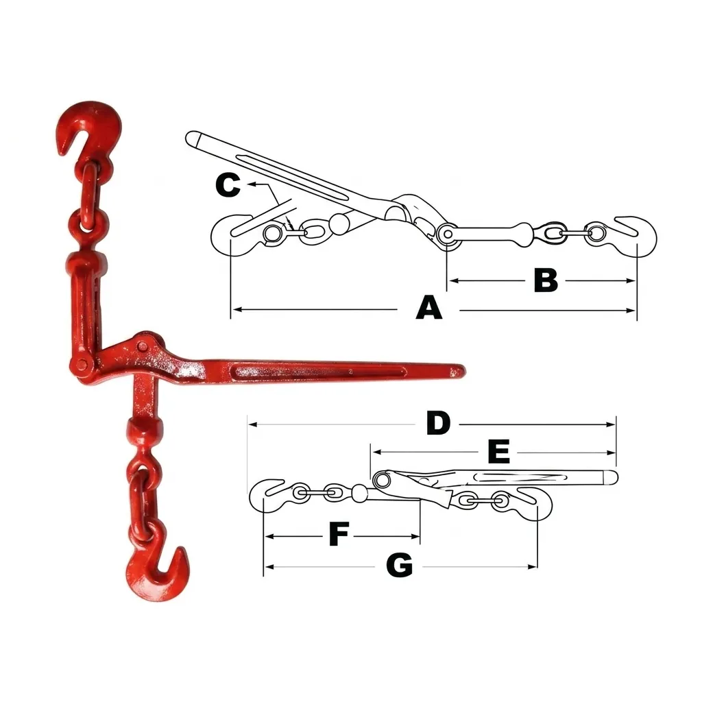 Tensionador de Corrente Tipo Alavanca Aço Alloy Grau 8